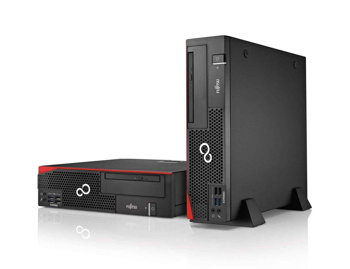 Fujitsu Esprimo D756 0-Watt Intel Quad Core i5 256GB SSD (NEU) 8GB Windows 10 Pro MAR DVD Brenner