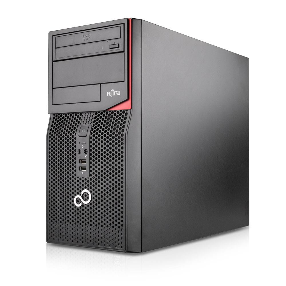 Fujitsu Esprimo P520 0-Watt Intel Quad Core i5 512GB SSD 16GB Windows 10 Pro DVD Brenner