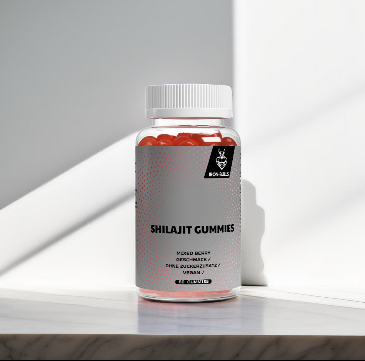 Premium Shilajit Gummies 1000mg + Vitamin C,B6, B12 - 60 Stk