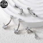 Schmetterling Bauchnabelpiercing aus Titan