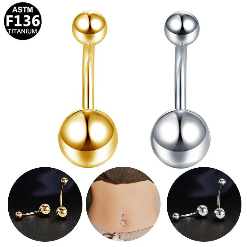 Basic Bauchnabelpiercing aus Titan
