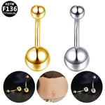 Basic Bauchnabelpiercing aus Titan