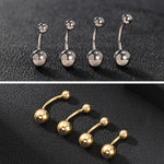 Basic Bauchnabelpiercing aus Titan