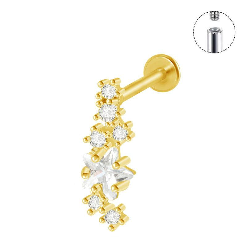 Sternschnuppe Labret aus Titan