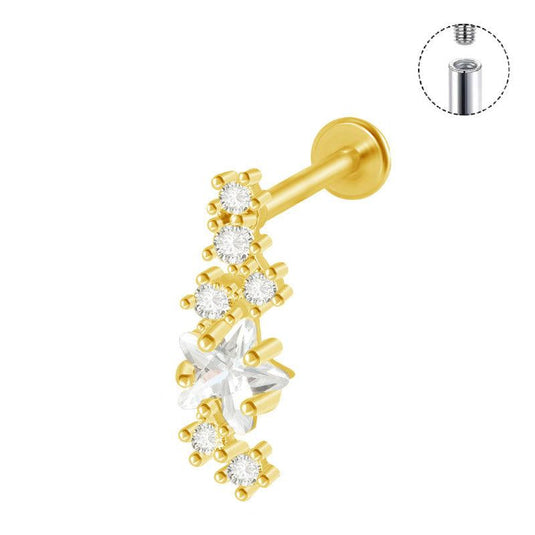 Sternschnuppe Labret aus Titan