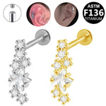 Sternschnuppe Labret aus Titan