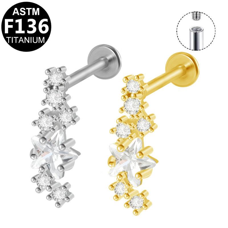Sternschnuppe Labret aus Titan