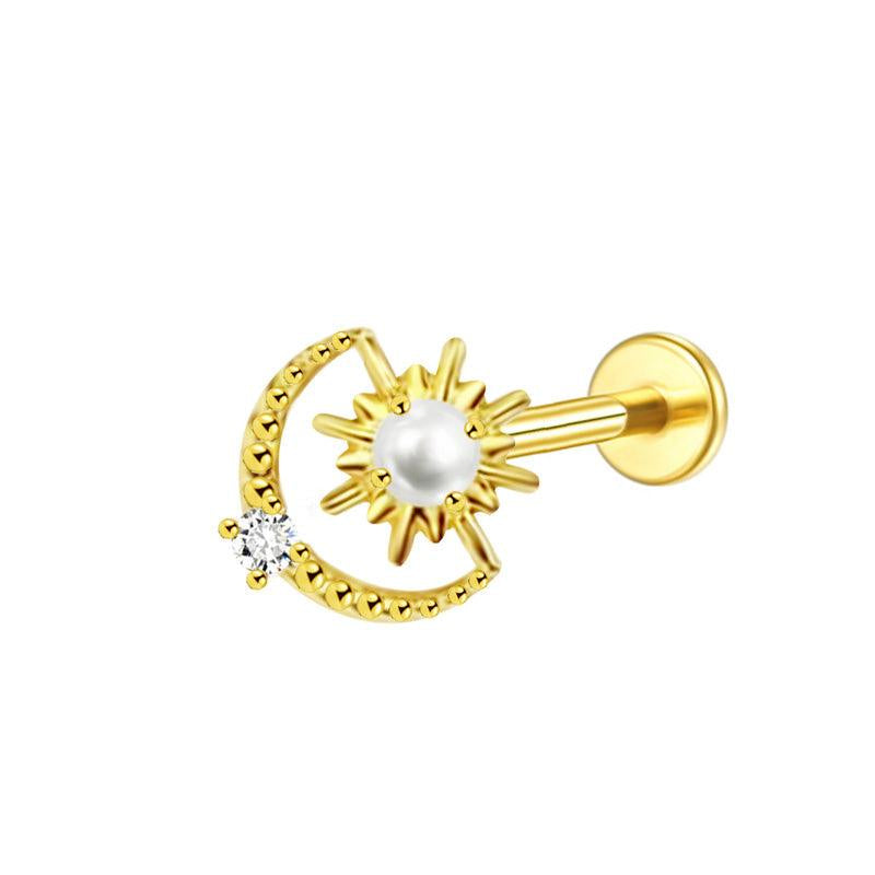 Sonne und Mond Labret aus Titan