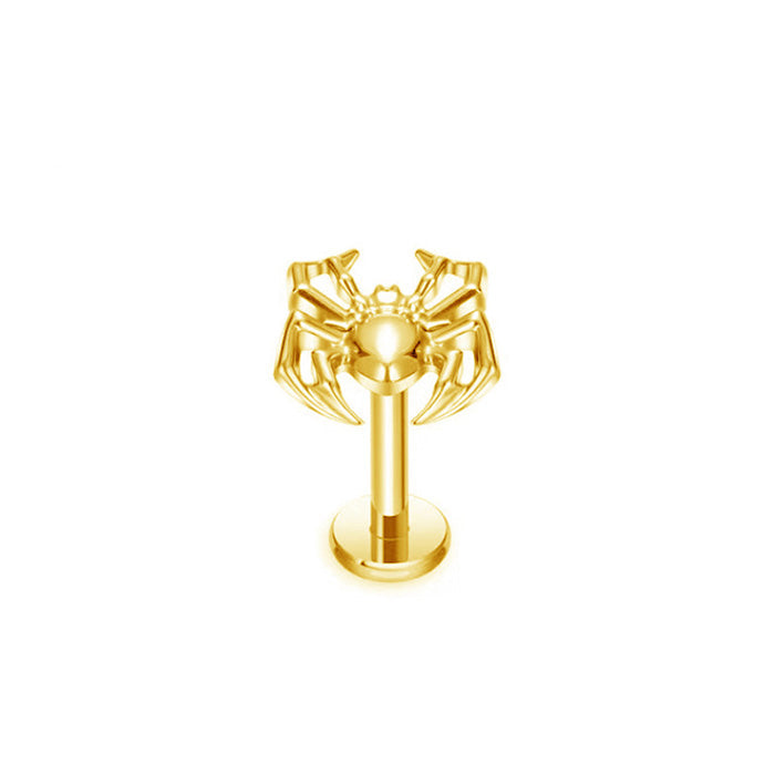 Spinne schlicht Labret aus Titan