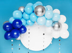 Luftballon Ballongirlande 200cm | Blau