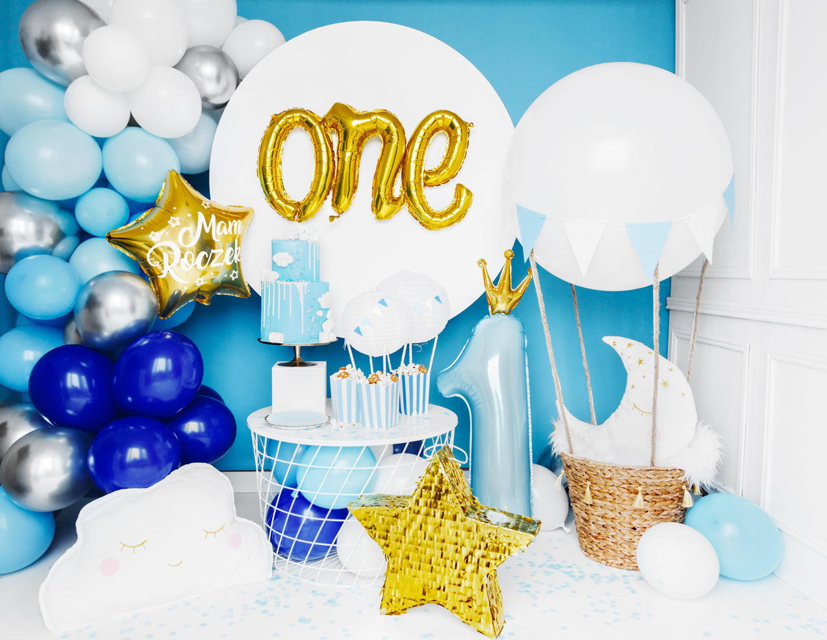 Luftballon Ballongirlande 200cm | Blau