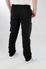 Herren Lederhose Cargo Nubuk