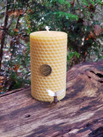Gedrehte Bienenwachskerzen