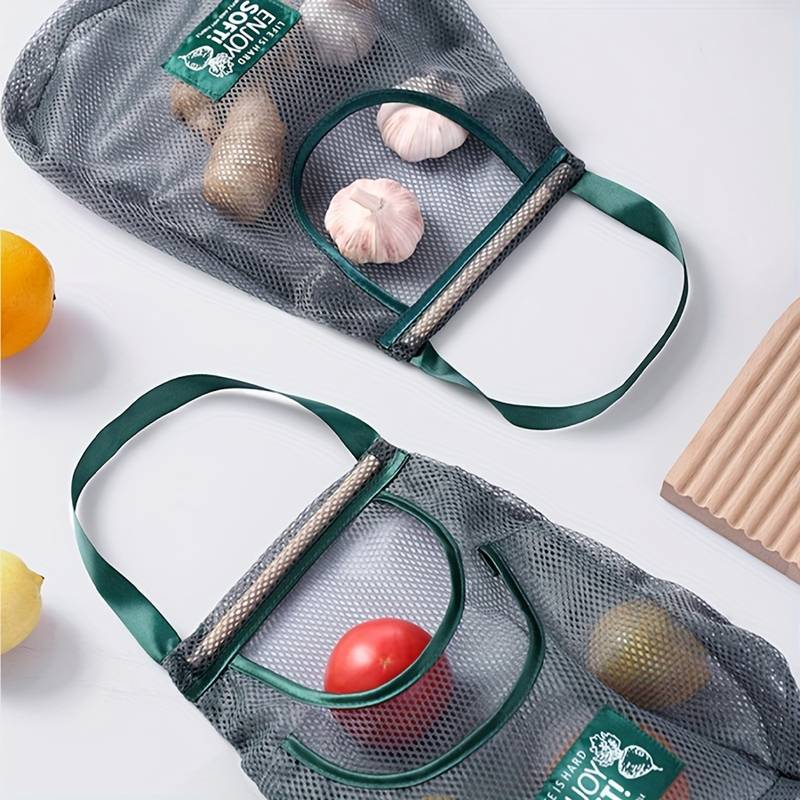 Aufbewahrungstasche aus Mesh für Gemüse & Obst Organizer für´s Wohnmobil