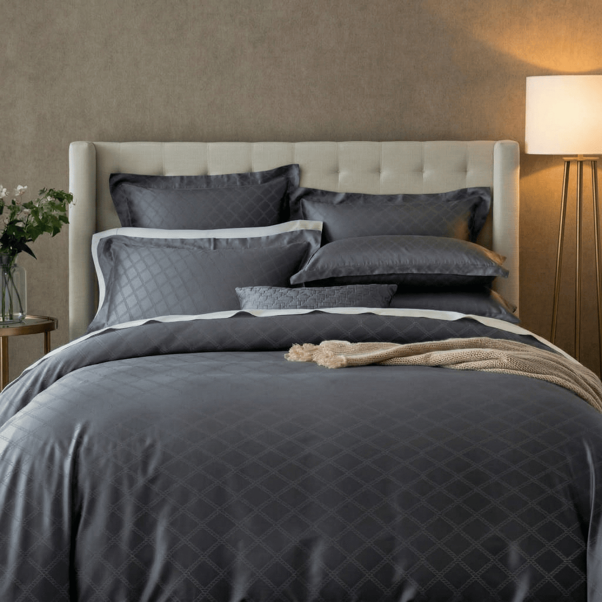 Verdura Baumwolle Jacquard Kissenbezug