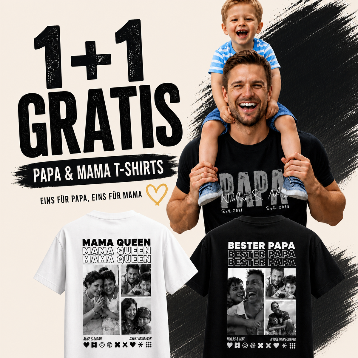DAD T-Shirt PROMOTED personalisiert
