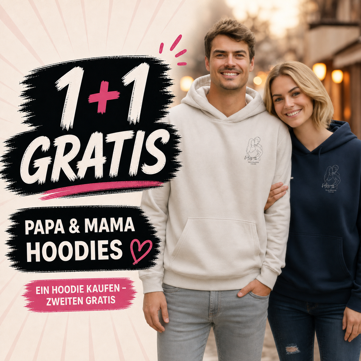 MAMA Hoodie SIMPSONS STYLE mit Deinem Foto