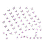 Glitzer Sticker für Gesicht und Haar | Lila - Selbstklebende Glitzersteine