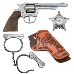 Gonher 157/0 Revolver Set | Pistole Stern Handschellen
