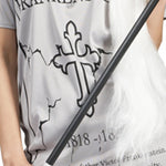 Grabstein Tammy Kleid mit Kapuze für Damen | Grau