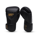 Green Hill Power Padded Boxhandschuhe - Schwarz