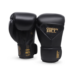 Green Hill Power Padded Boxhandschuhe - Schwarz
