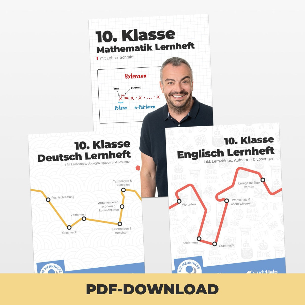 Hauptfächer Set für die 10. Klasse