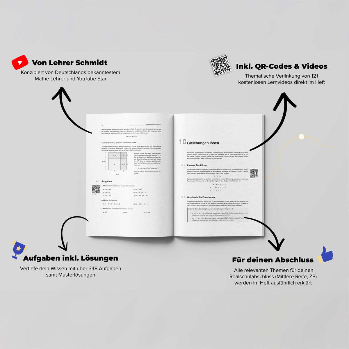 Mathe Realschulabschluss (Mittlere Reife) by Lehrer Schmidt Namma Markt