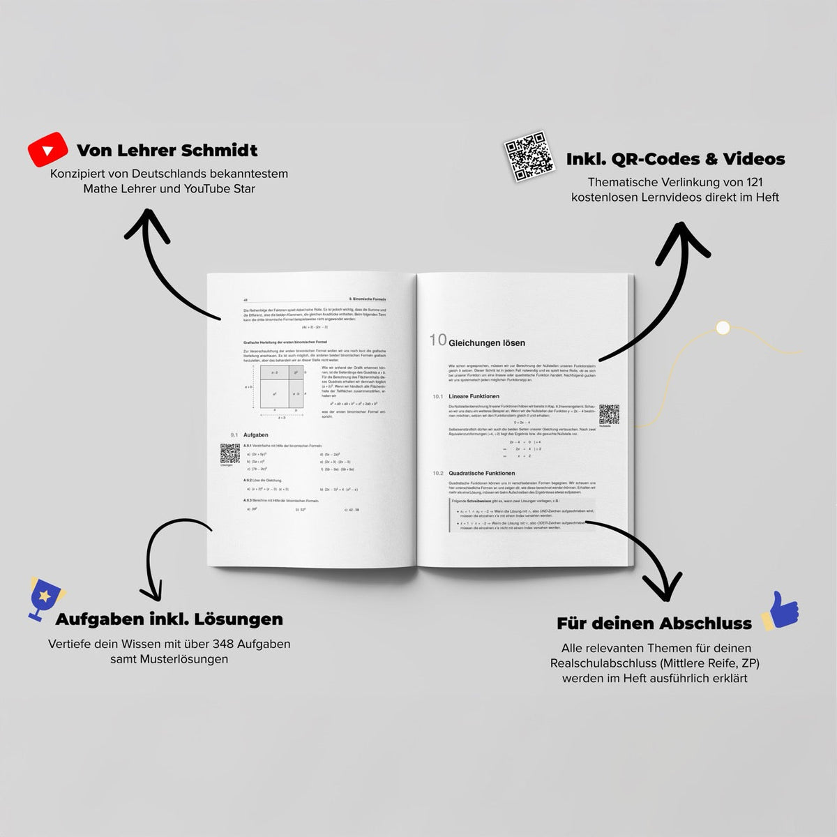 Mathe Komplett-Set – Realschulabschluss & Prüfungsvorbereitung