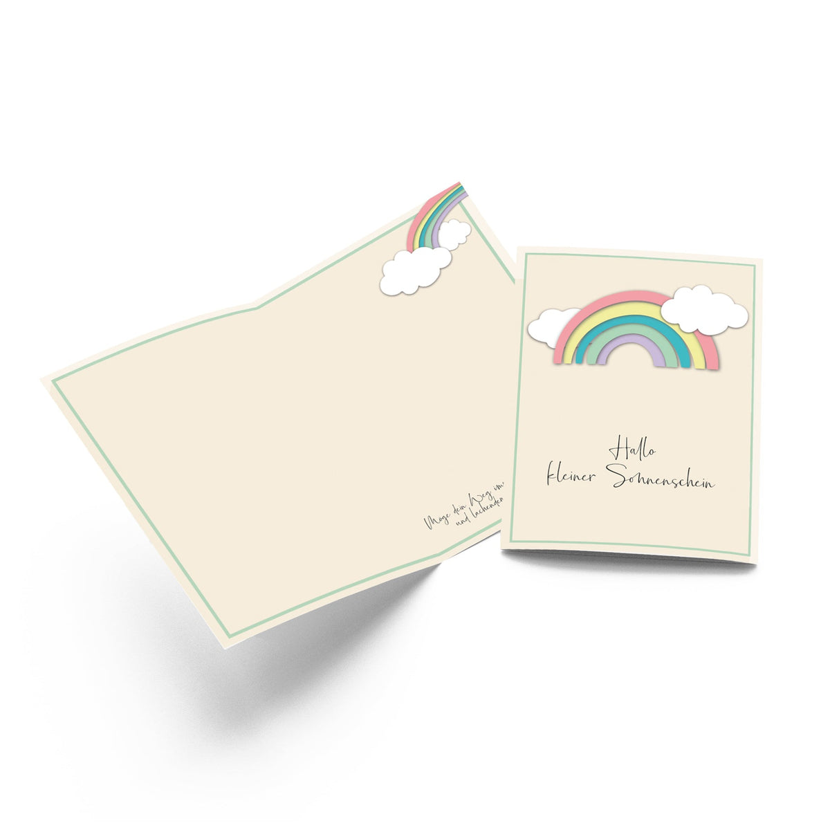 Grußkarte zur Geburt - Verschiedene Prints