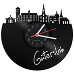 Wanduhr aus Vinyl Skyline Gütersloh