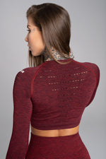 Rashguard - Burgundy Melange