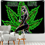 Weed Trance Schwarzlichtposter