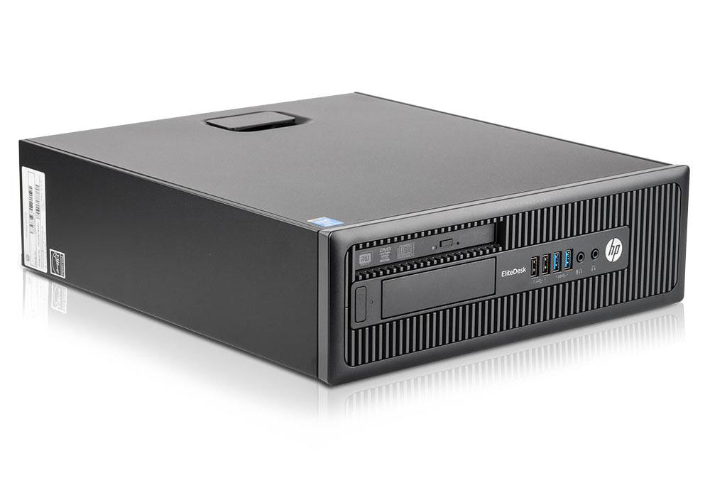 HP EliteDesk 800 G1 SFF Intel Core i5 256GB SSD 8GB Win 10 Pro MAR DVD Laufwerk