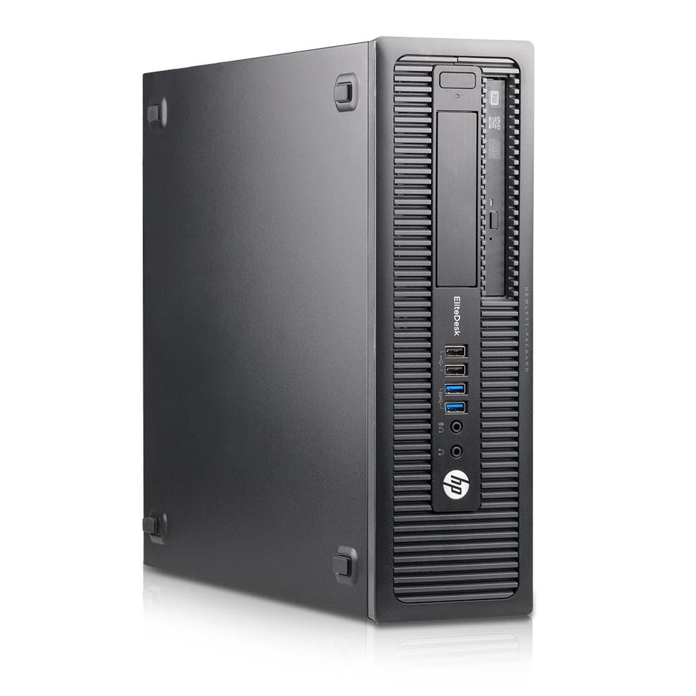 HP EliteDesk 800 G1 SFF Intel Quad Core i5 256GB SSD 8GB Windows 10 Pro MAR DVD Laufwerk