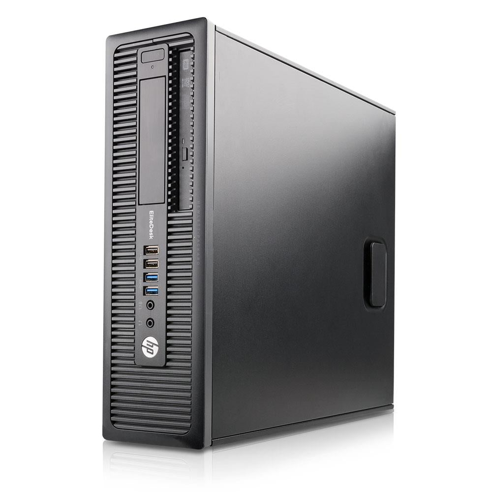 HP EliteDesk 800 G1 SFF Intel Quad Core i5 256GB SSD 8GB Windows 10 Pro MAR DVD Laufwerk