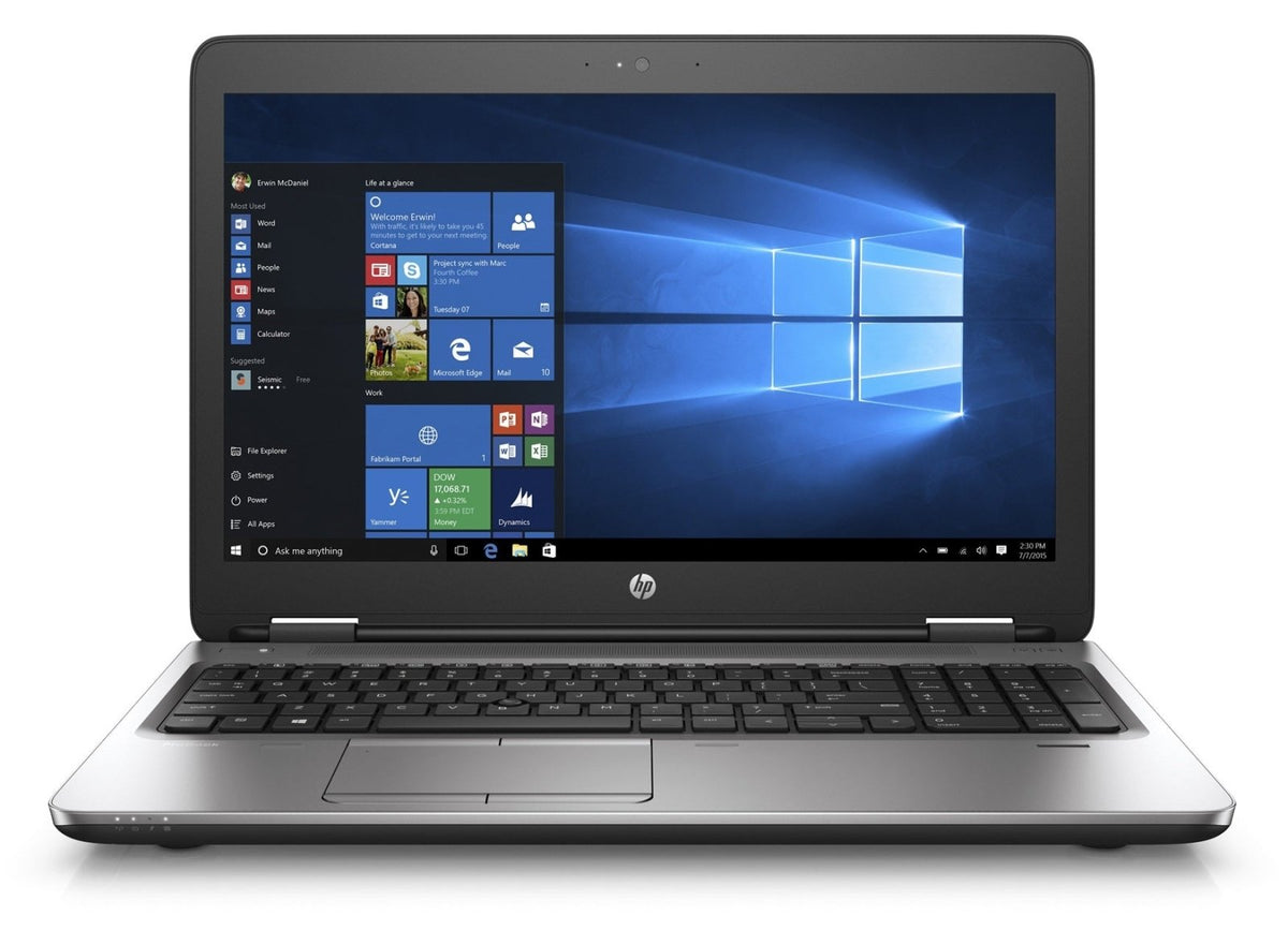 HP ProBook 650 G2 15,6 Zoll 1920x1080 Full HD Intel Core i5 256GB SSD 8GB Windows 10 Pro UMTS LTE
