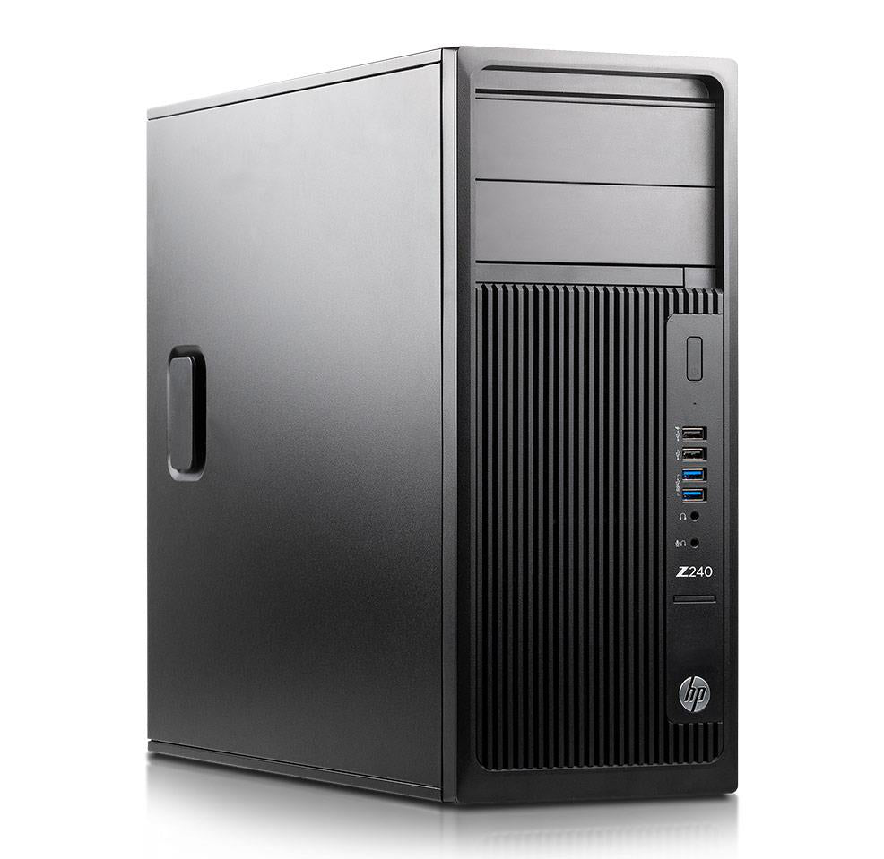 HP Z240 Intel Quad Core i5 512GB SSD + 1TB HDD 16GB Windows 10 Pro Nvidia Quadro