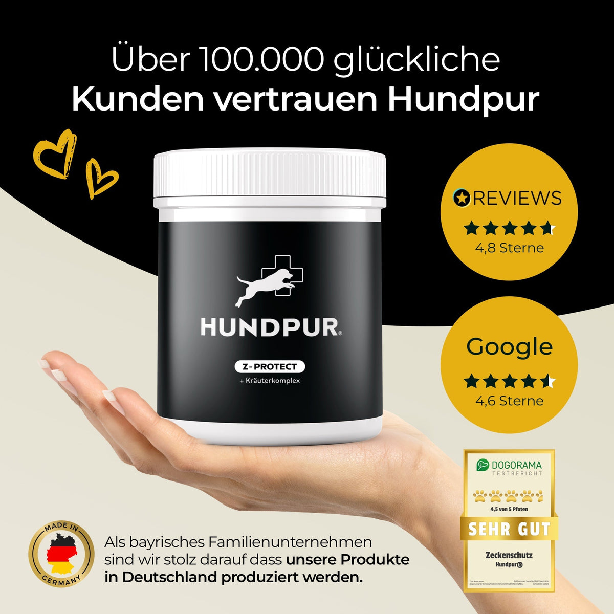 Hundpur® Z-Protect mit Kräuterkomplex