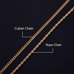 Goldfarbene Bling Halskette