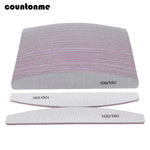 10Pcs 100/180 UV Nail File Sanding Polishing Buffer Block