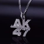 Goldfarbene Bling Halskette