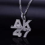 Goldfarbene Bling Halskette