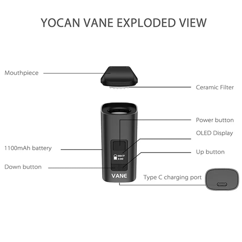 Yocan Vane - Dry Herb Vaporizer