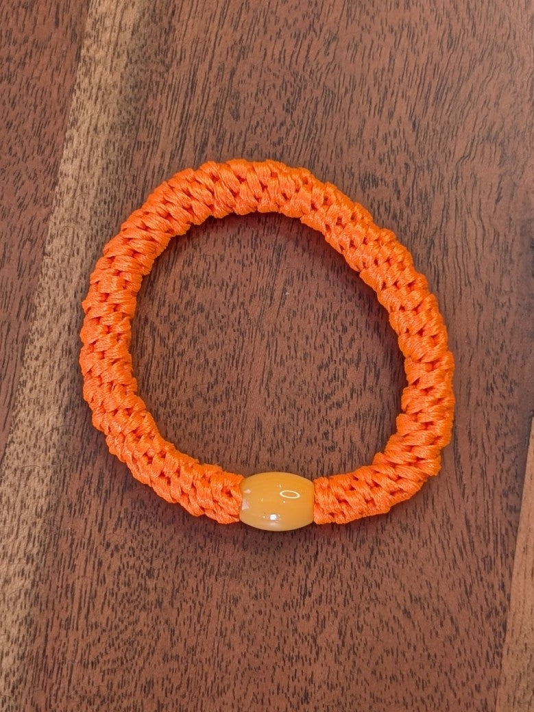 Haargummi Armband Kknekki Stil elastisch Orange