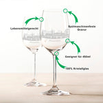 Stölzle Lausitz Weingläser mit Gravur - Skyline Hamminkeln im Set