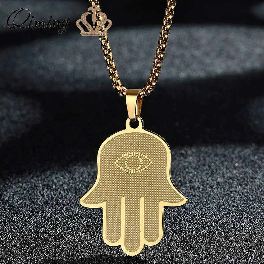 Hamsa Hand Halskette