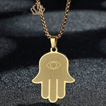 Hamsa Hand Halskette
