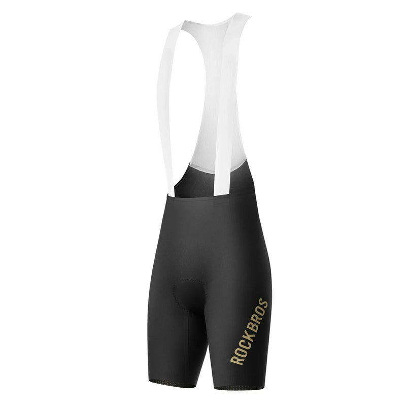 Herren Radlerhose mit Träger Gepolstert, Fahrradhose Kurz, Atmungsaktive schnelltrocknende