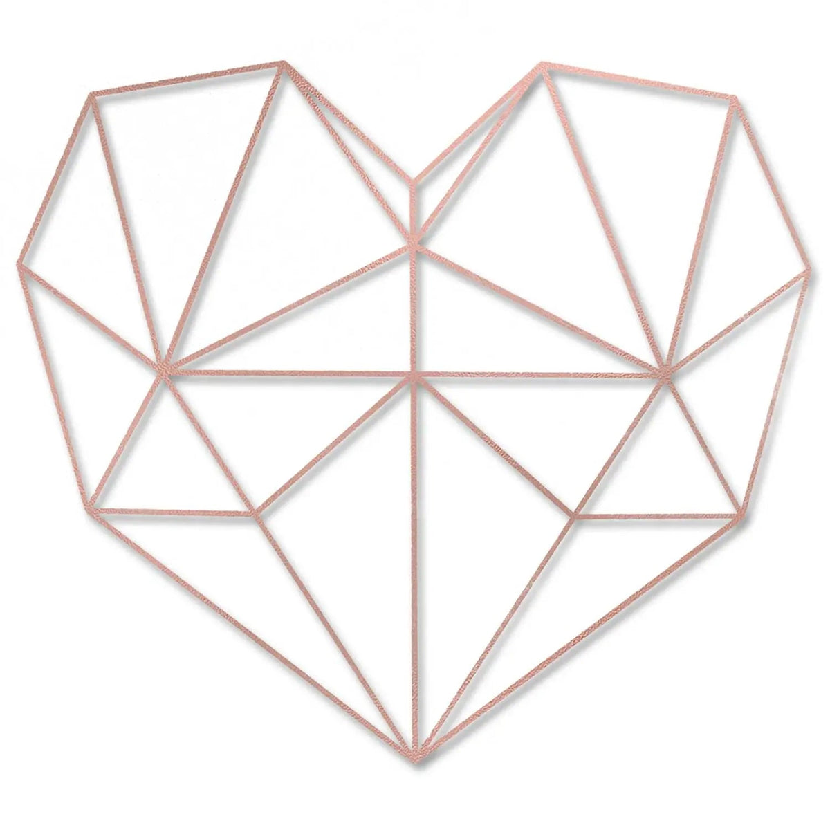 Origami 3D Herz aus Holz -